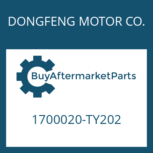 1700020-TY202 DONGFENG MOTOR CO. 9 S 1820 TD