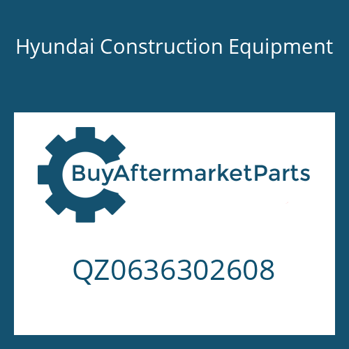 Hyundai Construction Equipment QZ0636302608 - SCREW PLUG