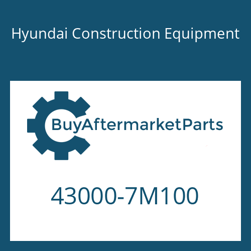 Hyundai Construction Equipment 43000-7M100 - 16 S 2221 TD