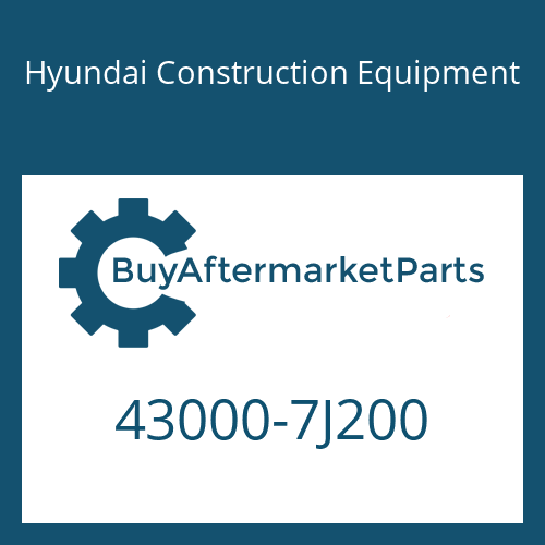 Hyundai Construction Equipment 43000-7J200 - 16 S 2230 TD