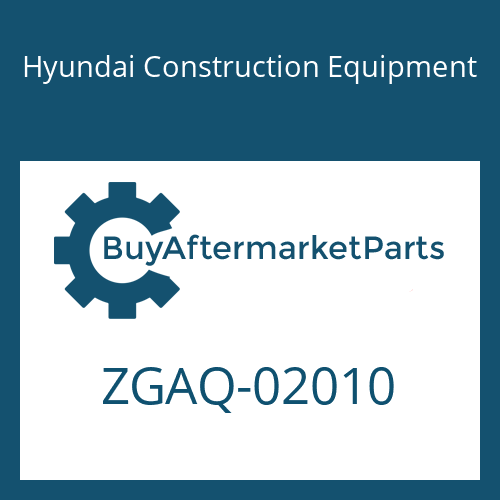 Hyundai Construction Equipment ZGAQ-02010 - O-RING