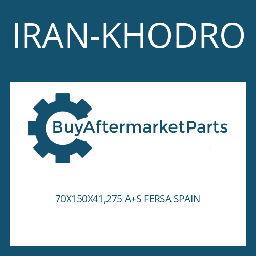 IRAN-KHODRO 70X150X41,275 A+S FERSA SPAIN - TAPERED ROLLER BEARING