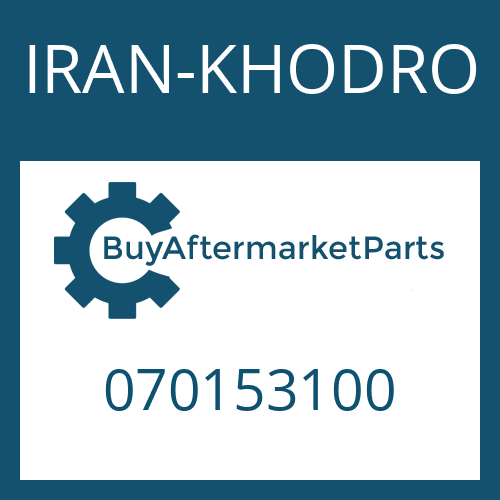 IRAN-KHODRO 070153100 - SUPPORT SHIM