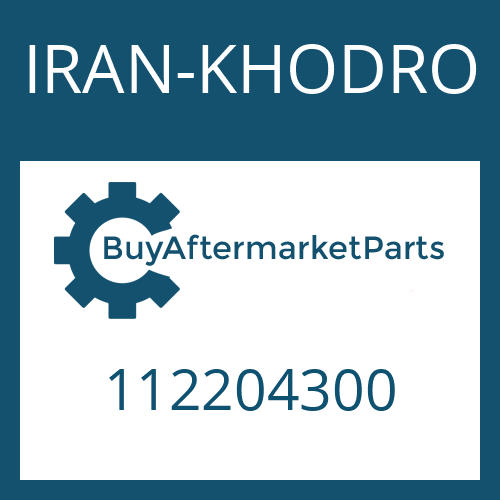 112204300 IRAN-KHODRO BRAKE CYLINDER