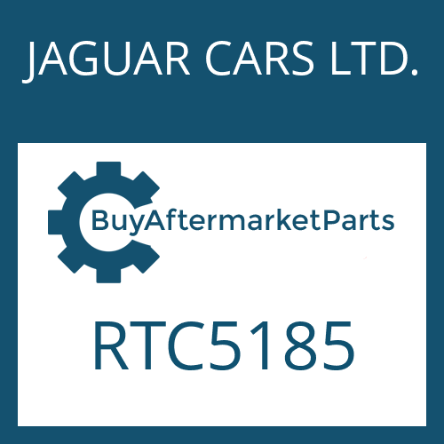 RTC5185 JAGUAR CARS LTD. PLANETARY DRIVE