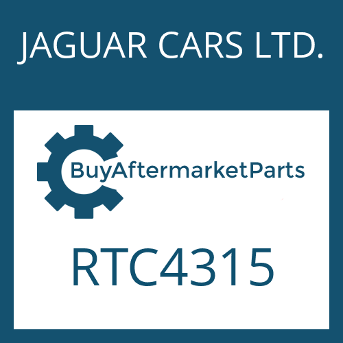 JAGUAR CARS LTD. RTC4315 - CLIP