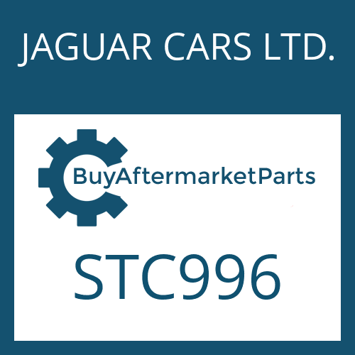STC996 JAGUAR CARS LTD. STEGWELLE