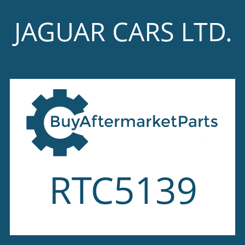 JAGUAR CARS LTD. RTC5139 - END DISC