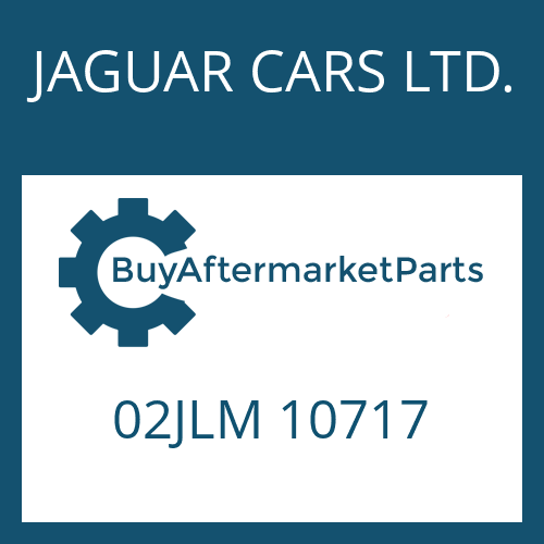 JAGUAR CARS LTD. 02JLM 10717 - INTERMEDIATE PLATE