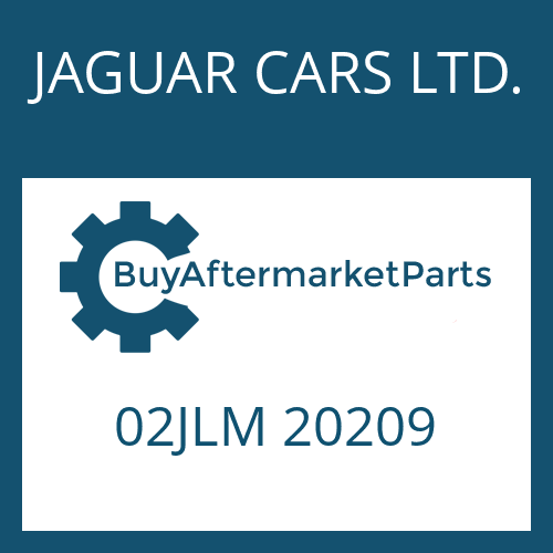 JAGUAR CARS LTD. 02JLM 20209 - SCREW PLUG
