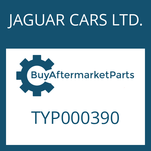 JAGUAR CARS LTD. TYP000390 - HEXALOBULAR DRIVING SCREW