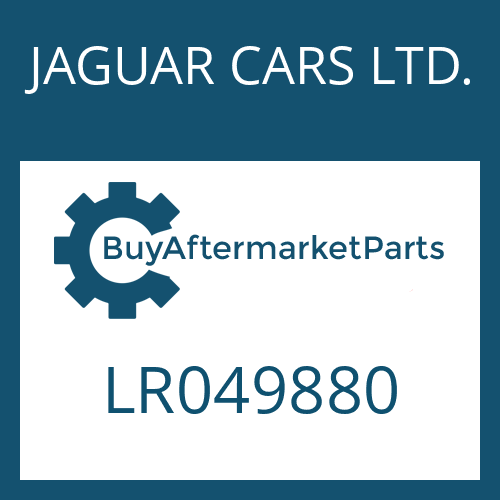JAGUAR CARS LTD. LR049880 - SHIFT SYSTEM