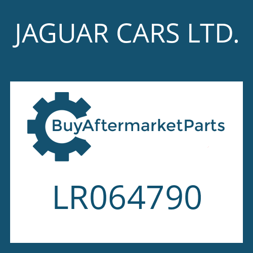 JAGUAR CARS LTD. LR064790 - SENSOR UNIT