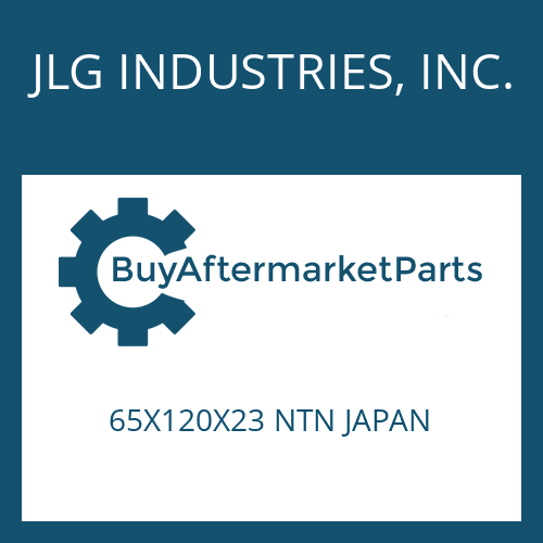 JLG INDUSTRIES, INC. 65X120X23 NTN JAPAN - ROLLER BEARING