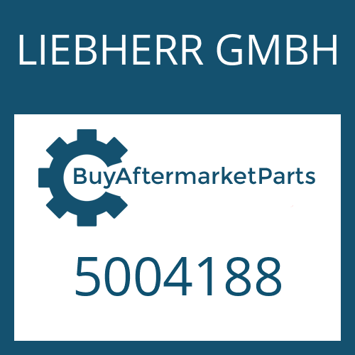 LIEBHERR GMBH 5004188 - SPUR GEAR