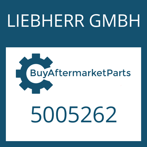 LIEBHERR GMBH 5005262 - INPUT SHAFT