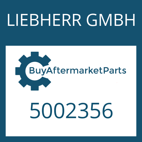 LIEBHERR GMBH 5002356 - SCREW PLUG