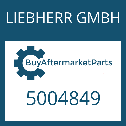 LIEBHERR GMBH 5004849 - HELICAL GEAR