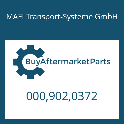 MAFI Transport-Systeme GmbH 000,902,0372 - GASKET