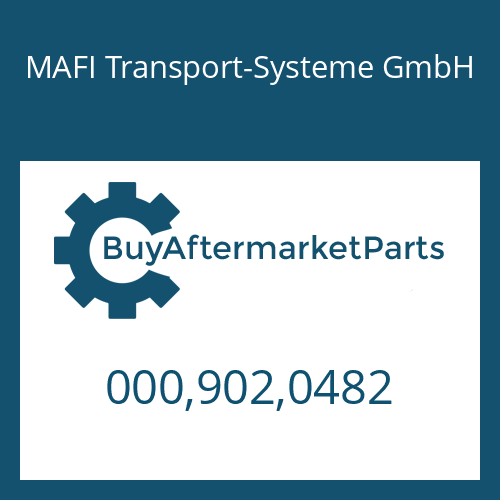 MAFI Transport-Systeme GmbH 000,902,0482 - COVER