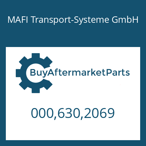 MAFI Transport-Systeme GmbH 000,630,2069 - FILTER W/ O - RING