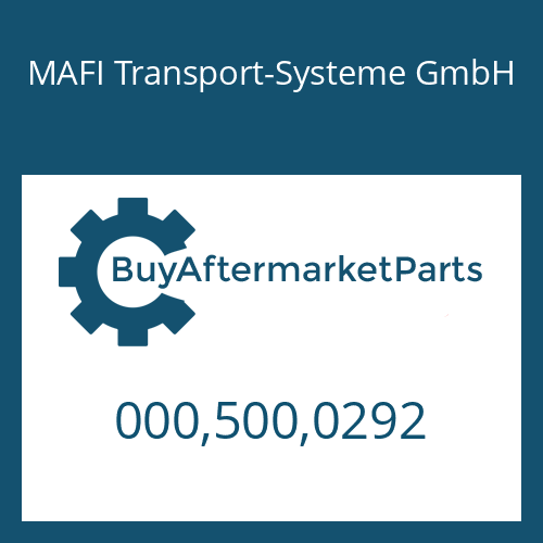 MAFI Transport-Systeme GmbH 000,500,0292 - STRAIGHT STUD