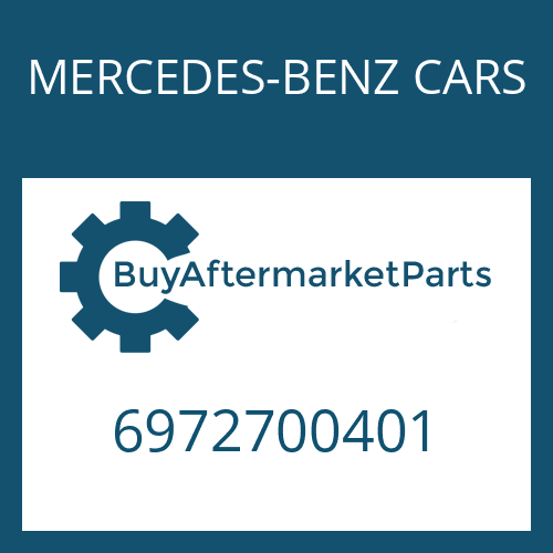 MERCEDES-BENZ CARS 6972700401 - 5 HP-590