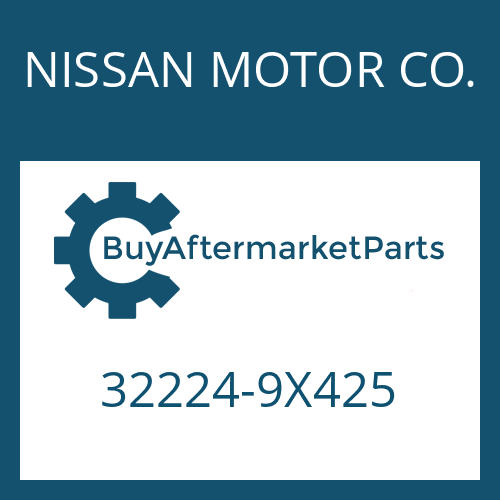 NISSAN MOTOR CO. 32224-9X425 - WASHER