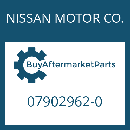 NISSAN MOTOR CO. 07902962-0 - NEEDLE CAGE