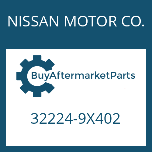 NISSAN MOTOR CO. 32224-9X402 - WASHER