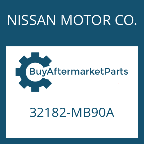 NISSAN MOTOR CO. 32182-MB90A - O-RING