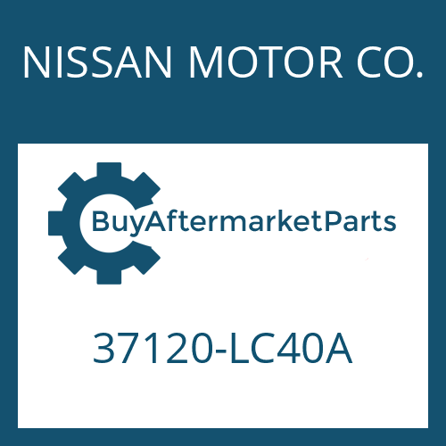 NISSAN MOTOR CO. 37120-LC40A - FIT BOLT
