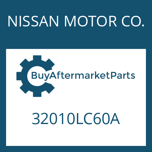 NISSAN MOTOR CO. 32010LC60A - 6 S 380 V