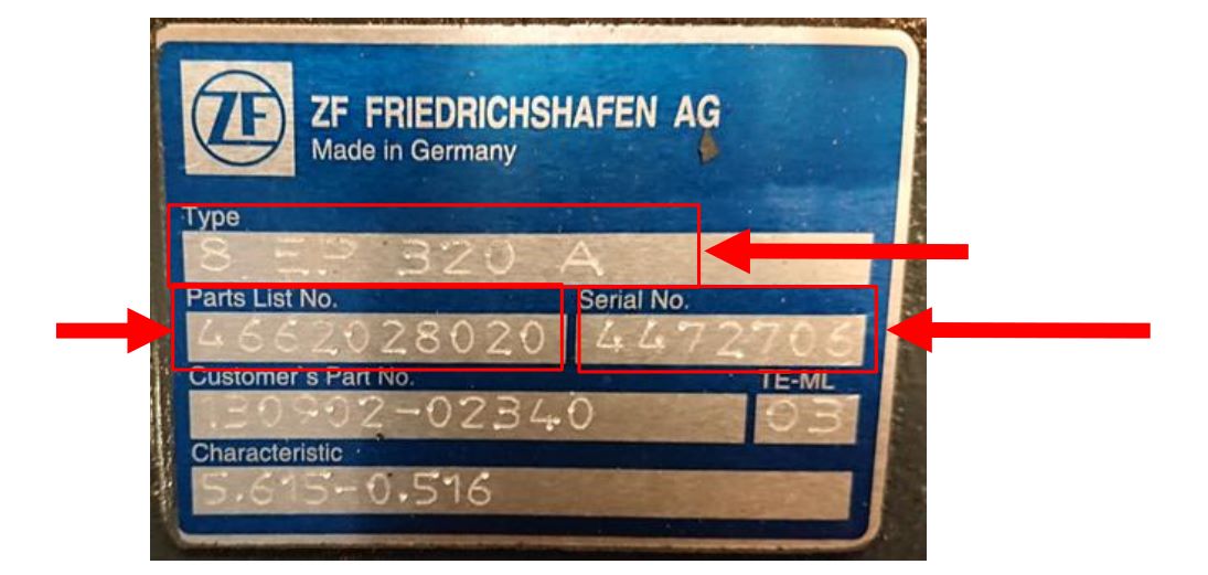 tag of ZF transmission